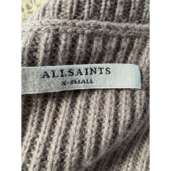 All Saints Galo Funnel Neck Sweater‎ Sz XS - Picture 8 of 9
